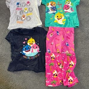Kids baby shark clothes